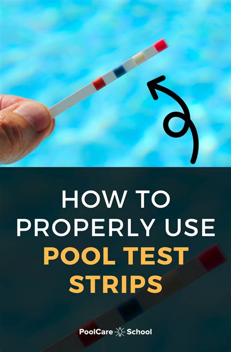 Pool Time Test Strip Instructions 的图像结果