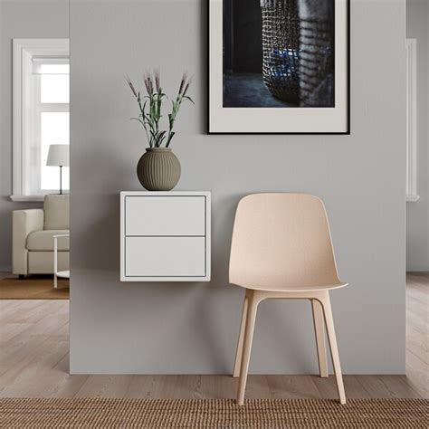 EKET wall cabinet with 2 drawers, white, 35x35x35 cm (133/4x133/4x133/4 ...