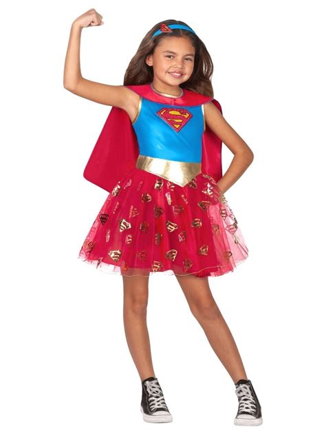 Rubies Girls DC Comics Supergirl Halloween & Dress up Costume Small (6 ...
