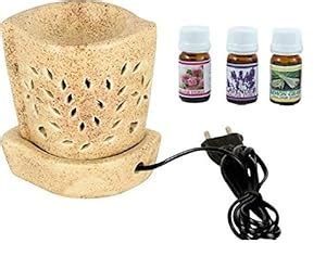 Lyallpur Stores Ceramic Kasti Shape Aroma Electric Diffuser Set for ...
