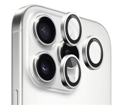 Blueo 99Dual AR PVD Steel Camera Lens Protector for iPhone 16 Pro/Pro ...