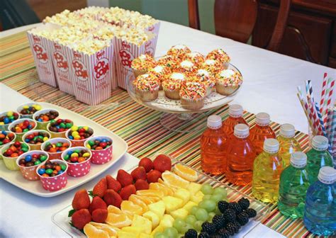 Movie Night Birthday Party Food Ideas - birthday girl