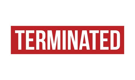 Image result for Terminated Sign Transparent