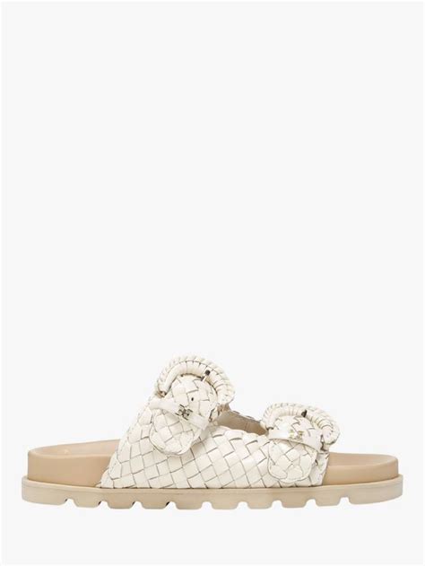 Sam Edelman Tiffanie Leather Slider Sandals, Modern Ivory