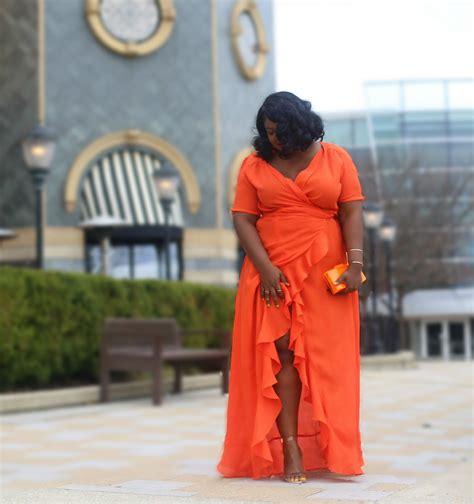 Orange Maxi Dress Under $75 Asos Occasion Wear - SUPPLECHIC