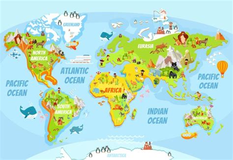 Shop World Map Wallpaper for Walls Online - From ₹99/sq ft