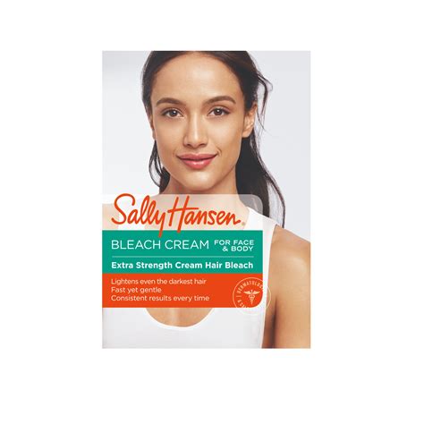 Sally Hansen Extra Strength Facial Cream Hair Bleach for Face, Body ...