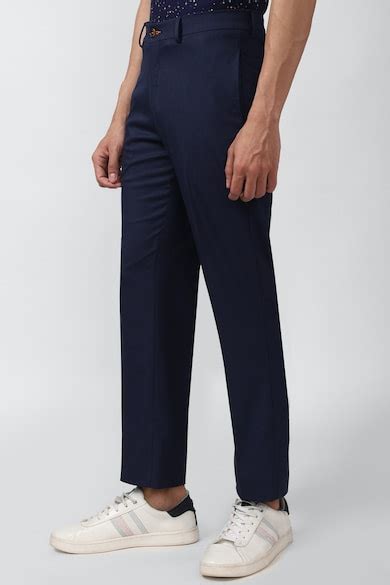 Simon Carter Trousers, Simon Carter Navy Trousers for Men at Simoncarter.in