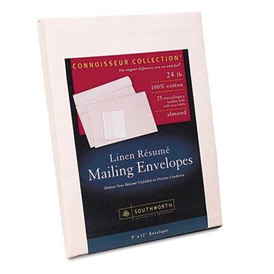 Southworth RF8QLN Southworth Rsum Presentation Envelopes SOURF8QLN SOU ...