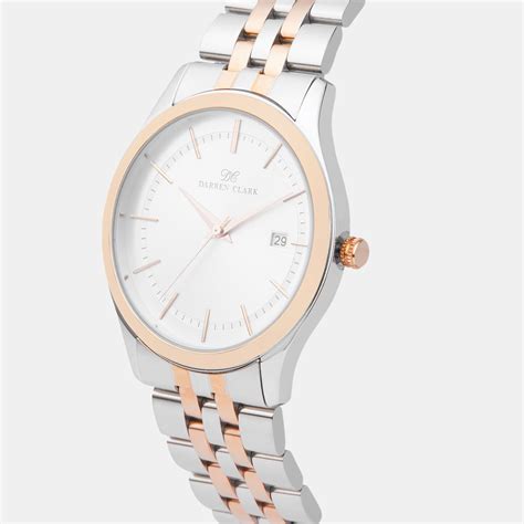 Men Quartz Silver Dial Analog Metal Watch 1003E-M1303 – Darren Clark