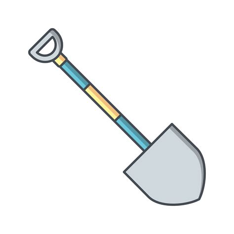 Shovel Vector Icon 355744 Vector Art at Vecteezy
