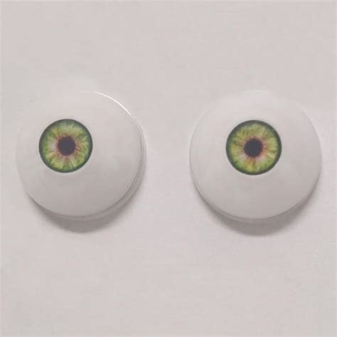 NOXOMALL 1 Pair Cyan Fake Eyes - 33mm Realistic Doll India | Ubuy