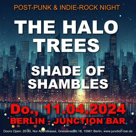 Post-Punk & Indie-Rock Night: The Halo Trees & Shade Of Shambles ...