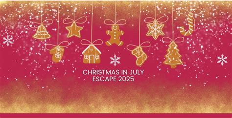 Christmas In July Escape 2025, Emmanuel Lutheran Church - West Columbia ...