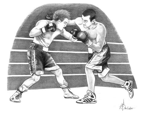 Boxing Match Drawing 的图像结果