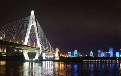 中国海南海口海甸河世纪大桥高视角晴天风光照片摄影图片_ID:427448372-Veer图库