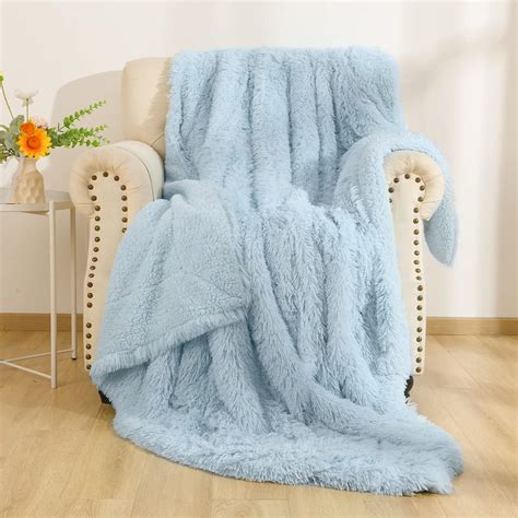 Pale Blue Throw Blanket at Travis Day blog