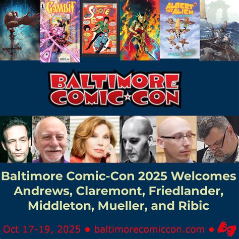 Baltimore Comic-Con 2025 Welcomes Guests | Convention Scene