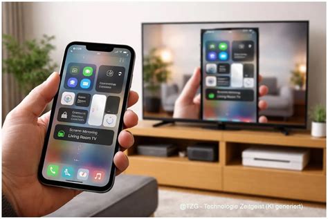 Handy auf den Fernseher spiegeln: iPhone (AirPlay) & Android ...