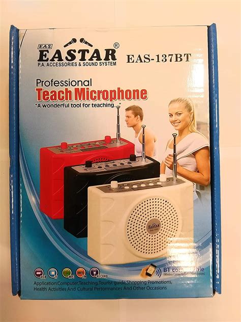 kh Portable PA Neckband System EAS-137 Rechargeable Waistband Amplifier ...