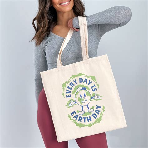 Earth Day Tote Bag, Every Day is Earth Day Tote Bag, Reusable Bag ...