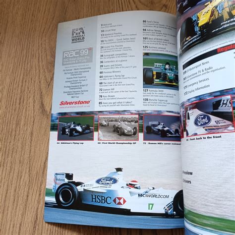 British Grand Prix '99 Silverstone Formula 1 Programme
