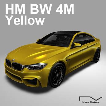 Second Life Marketplace - HM BW 4M Yellow 100% Mesh vehicle
