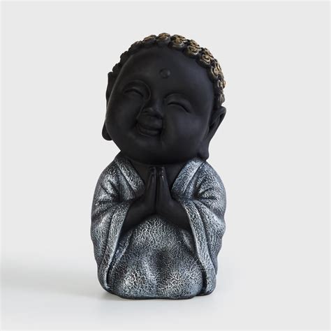 Buy Corsica Ebony Polyresin Greeting Baby Buddha Figurine from Corsica ...