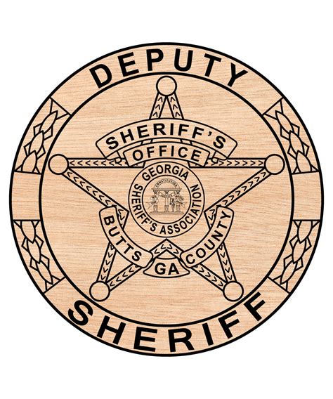 Butts County Georgia Sheriff Badge
