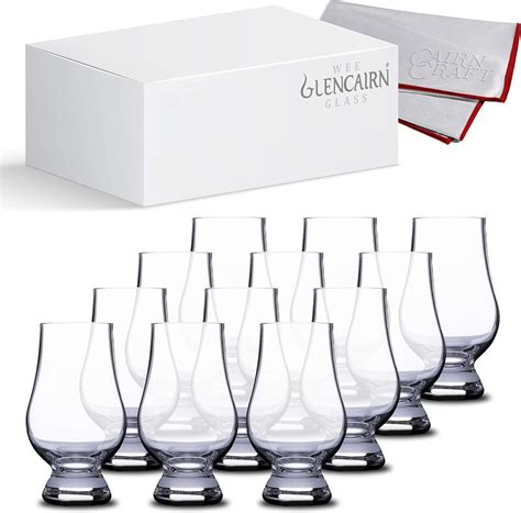 Glencairn Crystal Studio Set of 12 Miniature Glencairn Crystal Whiskey ...