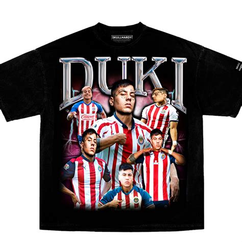 Playera Duki(N™) Jersey Chivas Guadalajara Oversized T Shirt – 3 S K U ...