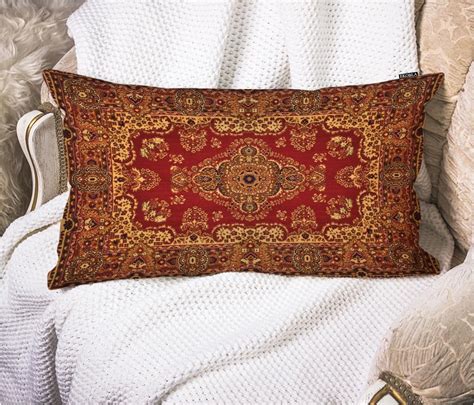 Amazon.com: EKOBLA Oriental Persian Carpet Pattern Lumber Decorative ...