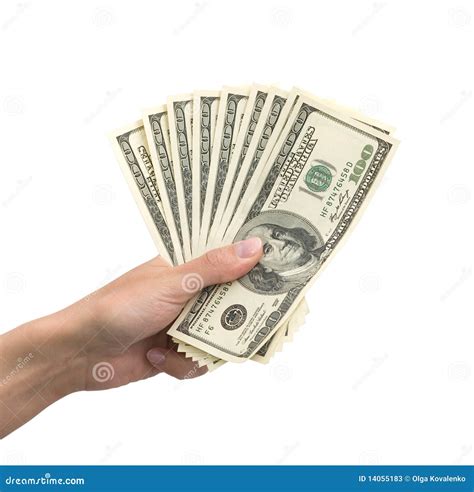 Hand with money stock image. Image of cash, coin, abstract - 14055183