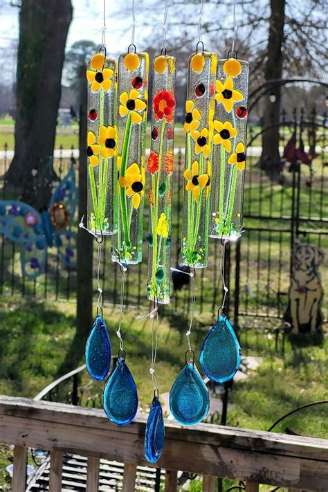 Dew Drops Fused Glass Windchime Class, Happy Hour Glass Works, Suffolk ...