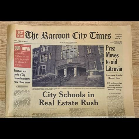 A Newspaper Prop From Resident Evil: Apocalypse : r/residentevil