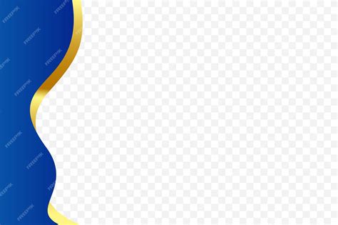 Fundo vetorial azul e dourado curvo ideal para decoração de bordas ...