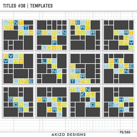 New – Titled 38 | Templates | Akizo Designs | DSB