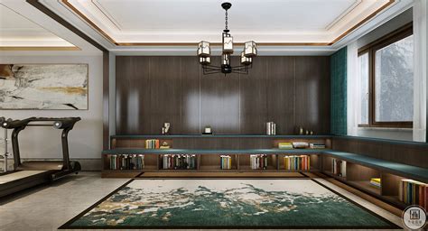 新中式二居室90平米4万-龙湖蔚澜香醍装修案例-北京房天下家居装修网