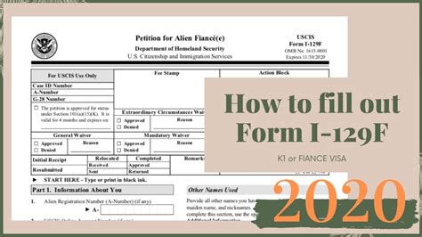 HOW TO FILL OUT FORM I-129F without any RFE + MORE TIPS AND TRICKS ...