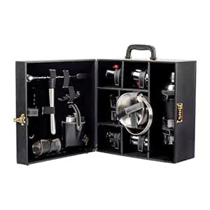 Buy Abrazo Portable Barset, Bartender kit, Bar Tool Set for Gifting,14 ...