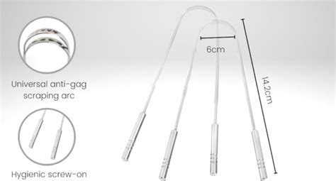 Pink Woolf Tongue Cleaners For Adults|Stainless Steel Tongue Cleaner ...