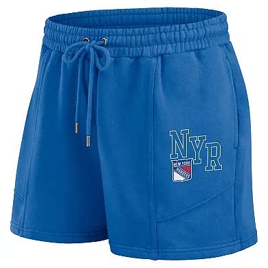 Women's WEAR by Erin Andrews Blue New York Rangers Washed Fleece ...