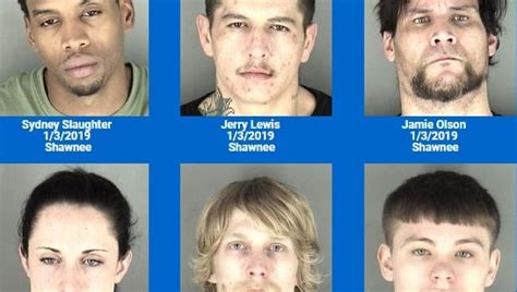 Here are the latest bookings at Shawnee County Jail
