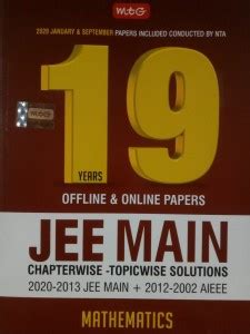 MTG JEE Main Mathematics Chapterwise-Topicwise Solved Papers: Buy MTG ...
