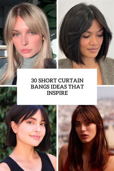 Curtain Bangs Examples