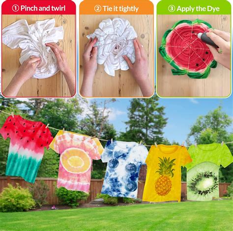 ROYI Tie Dye Kit 36 Colors-265 Pack DIY Tie Dye Set for India | Ubuy
