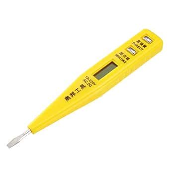 uxcell Digital Voltage Tester Electric Pen Screwdriver LCD Circuit ...