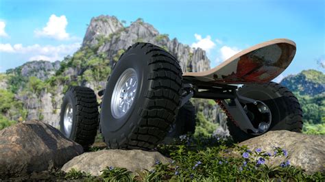 ArtStation - Off-road Skateboard