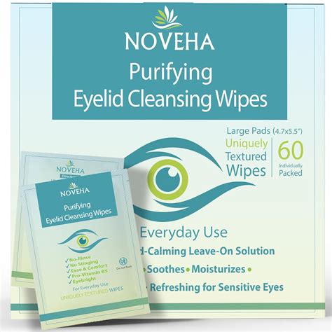 NOVEHA Eyelid & Lash Wipes | For Itchy, Dry Eyes, India | Ubuy