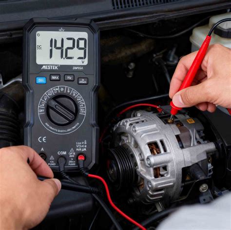 How to Test an Alternator with a Multimeter